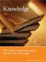 Knowledge (Laminated)
