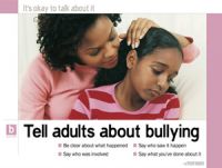 Tell Adults About Bullying (Laminated)